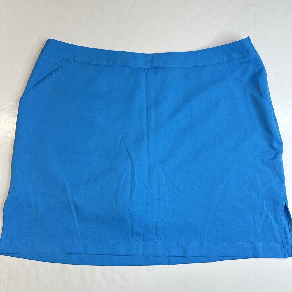 Golf Skort Coral Bay Womens 18 Bright Blue Active Skirt/Shorts EUC